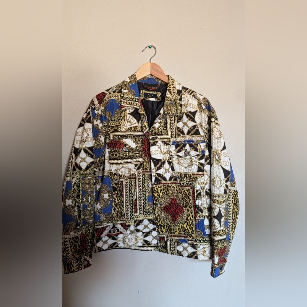Zara Multicolor Patterned Jacket